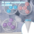 thumbnail image 4 of 3Pcs Floating Hair Filtering Mesh Removal, Reusable Washing Machine Hair Filter Cleaning Mesh Bag Pet Hair Remover, 4 of 7