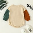 thumbnail image 4 of Generic Toddler Kids Girls Boys Cute Thanksgiving Letters Turkey Prints Romper Jumpsuit Cloths Romper Pullover Sweater Cute Fall Winter Clothes（3-6 Months White）, 4 of 7