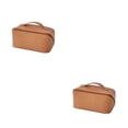 thumbnail image 4 of Cateissary Bolsa de almacenamiento de cosméticos de cuero PU que lleva la bolsa de aseo de viaje contenedor de maquillaje bolsillo de con Type2 NO2, 4 of 6
