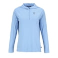 thumbnail image 2 of Women's Cutter & Buck  Powder Blue Las Vegas Raiders Coastline Epic Comfort Eco Recycled Long Sleeve Hoodie T-Shirt, 2 of 3