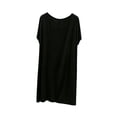 thumbnail image 2 of ZyeKqe Nightgown for Women Short Sleeve Crewneck Lightweight Soft Loose Comfy Casual Loungewear Sleep Shirts Pajamas, 2 of 5