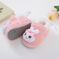 thumbnail image 5 of Dakaela Toddler Slippers Cute Animal Slip on House Shoes for Girls Boys Winter Warm Socks Newborn Crib Walking Shoes Pink, 5 of 9