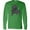 Kelly Green, variant on Plague Doctor Spooky Gothic Graphic Long Sleeve T-Shirt