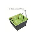 thumbnail image 3 of 1pc Foldable Portable Waterproof Car Pet Hanging Bag 3d Double Layer Pet Car Mat Carrying Bag, Rear Single Seat Dog Car Seat Cover Pet Carrying Cage F, 3 of 4