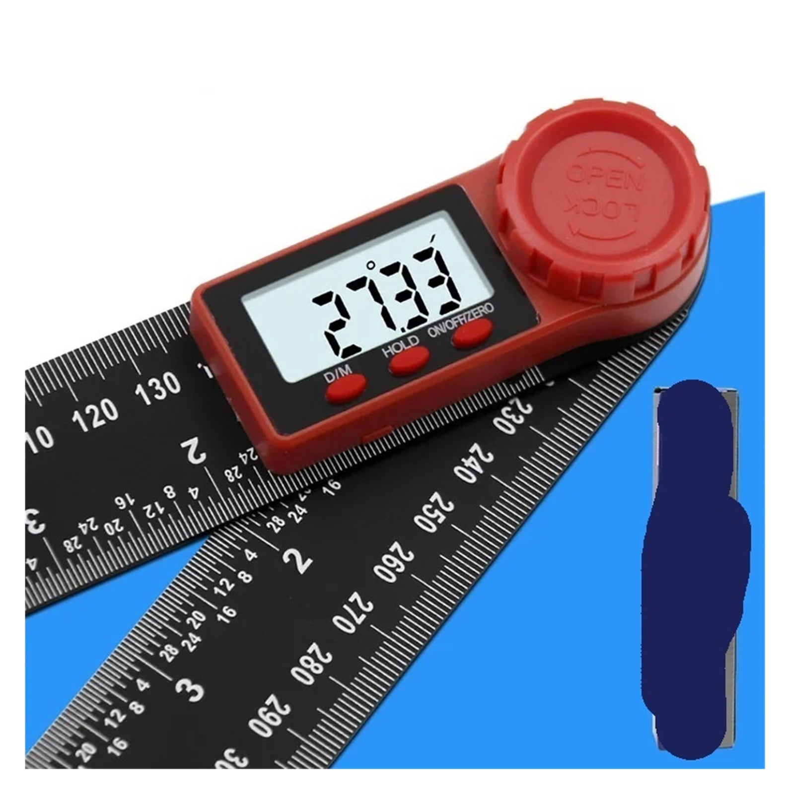 Electronic Protractor 2 IN1 200mm/300mm Digital Angle Ruler Inclinometer Angle Finder ,Water-Proof & Dust Resistant