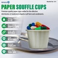 thumbnail image 2 of Dynarex 0.5 oz. Paper Souffle Cups - Pill Cups for Swallowing Pills, Measuring Liquid, Dispensing Condiments, Tasting Samples - 250 per Box, 20 Boxes Per Bulk Case, 2 of 7