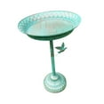 thumbnail image 3 of Batil de pájaro conferente de pájaros, metal, vintage, de pie, pedestal de hierro fundido jardín de pájaros para el baño de pájaros para la cubierta Azul, 3 of 9