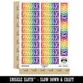 thumbnail image 2 of Fragile Warning Border Label Package Box Sticker Set - Rainbow - Gloss Finish - 2.00" Large, 2 of 7