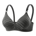 thumbnail image 2 of Women Wireless Front Closure Bra Full Support Non Padded Soft Breathable Comfort Bra for Everyday Wear and Sleep, 2 of 7