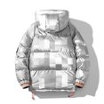thumbnail image 3 of Gibobby Chamarra acolchada para hombre chamarra acolchada ligera, ropa cálida para clima frío(Gris,G), 3 of 5