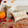 thumbnail image 5 of Fall Pillow Covers 18x18 inch Set of 2 Green Watercolor Pumpkin Fallen Leaves Decorative Throw Pillow Covers Autumn Thanksgiving Farmhouse Decoration for Home Couch 27, 5 of 6