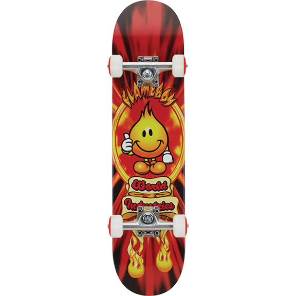 World Industries Flameboy V2 Soft Top Complete Skateboard 7 Original