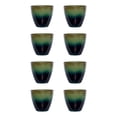 thumbnail image 1 of Suncast Seneca 16 Inch Decorative Resin Flower Planter Pot, Green/Blue (8 Pack), 1 of 4