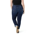 thumbnail image 5 of Signature by Levi Strauss & Co. Womens Plus Size Modern Slim Cuffed Jean, 5 of 5