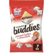Chex Mix Muddy Buddies, Peanut Butter and Chocolate Snack Mix, 7 oz