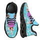 thumbnail image 1 of Zapatillas de deporte de malla suave con diseño de enfermera para mujer, ligeras, de talla grande, cómodas, con plataforma y cordones., 1 of 6