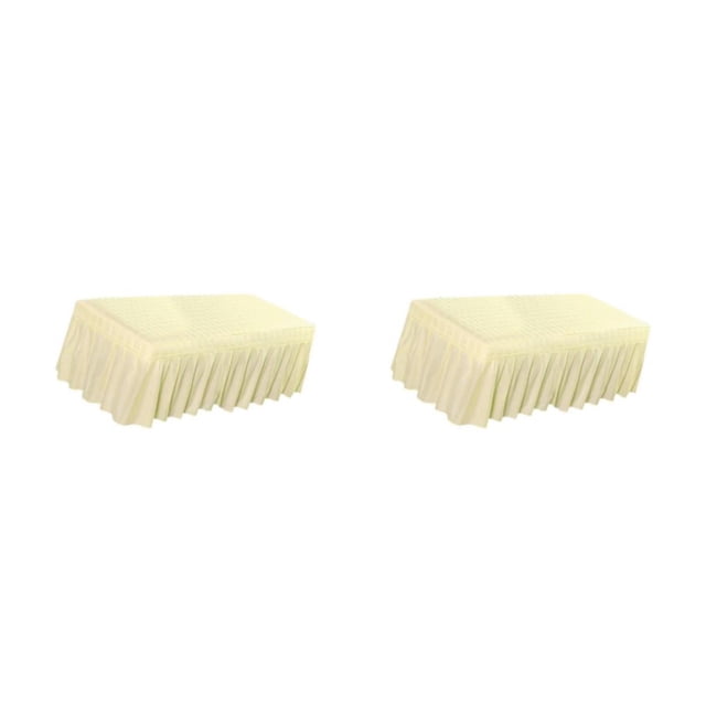 Cateissary Massage Cosmetic Table Valance Sheet Cover with Hole - Type1