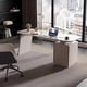 thumbnail image 3 of Study Executive Office Desk Corner Computer Modern Conference Workflow Office Desk Storage Scrivania Angolare Furniture HDH My Lux Decor Round, 3 of 6