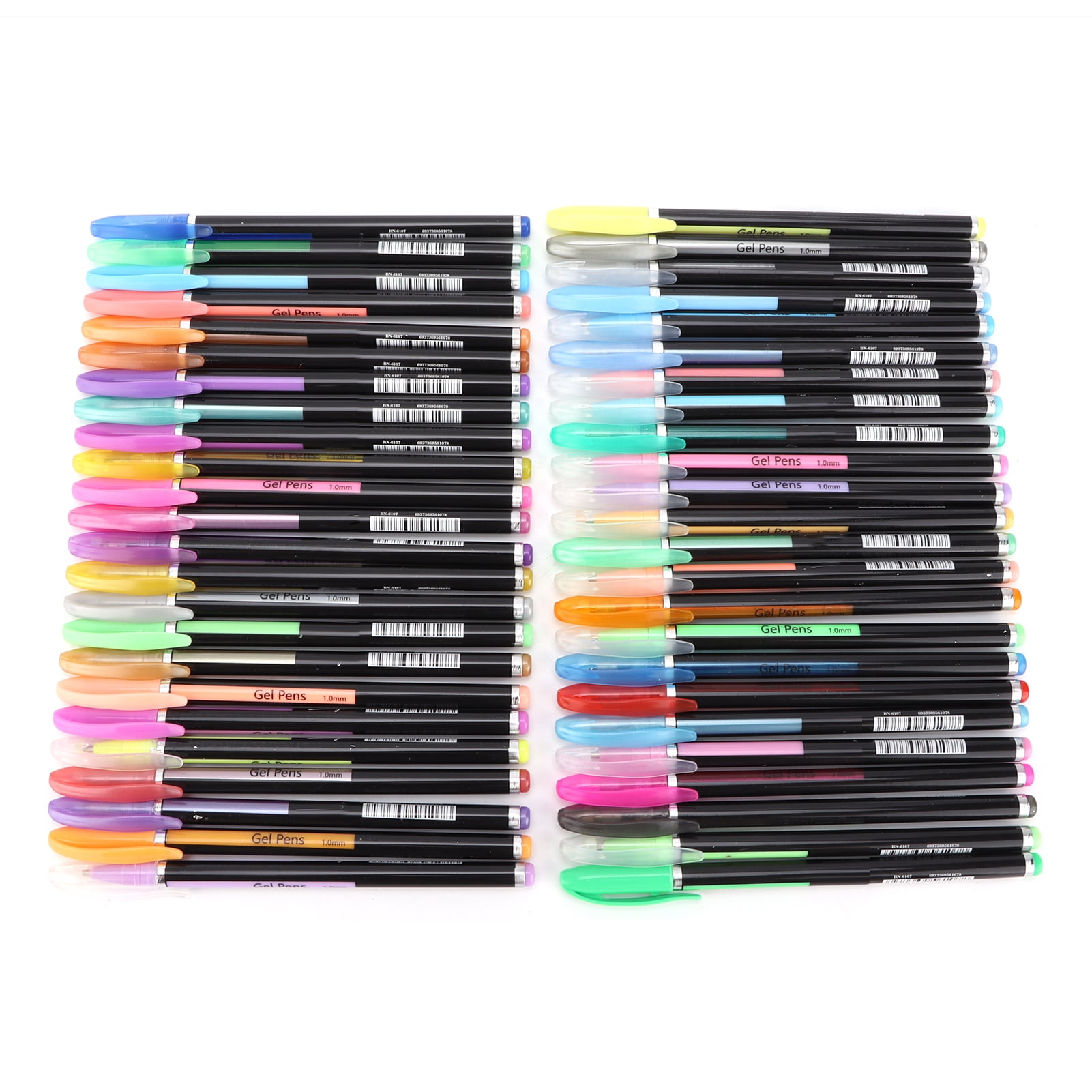 Cergrey 48Pcs Coloring Pen Pastel Fluorescent Metal Painting Highlighter for School Drawing Sketching Design Signing Writing,Aesthetic School Supplies,Coloring Pen