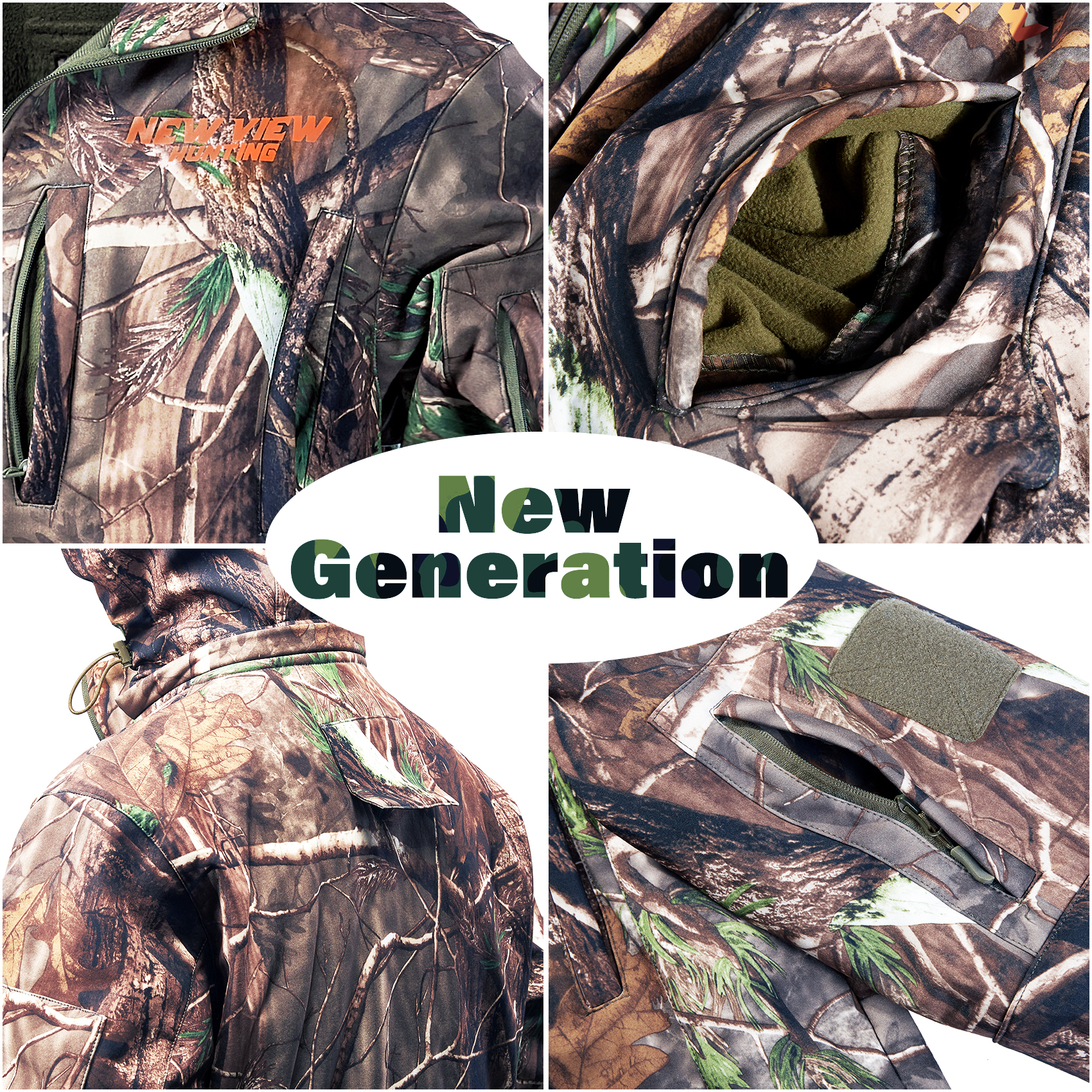 Hunting Clothes for Men,Silent Water Resistant Hunting Duck Deer Hunting Suits