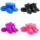 thumbnail image 4 of 2 pares de zapatos para perros, botas impermeables, zapatos para perros y gatos, calcetines para perros, calcetines para cachorros, calcetines antideslizantes para lluvia y nieve, estampado de huellas, 4 of 5
