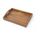 thumbnail image 1 of Home Trends Acacia Wood Squary Tray, 16.92 x 11.73 x 3.07inch, Natural Acacia Wood, 1 of 5