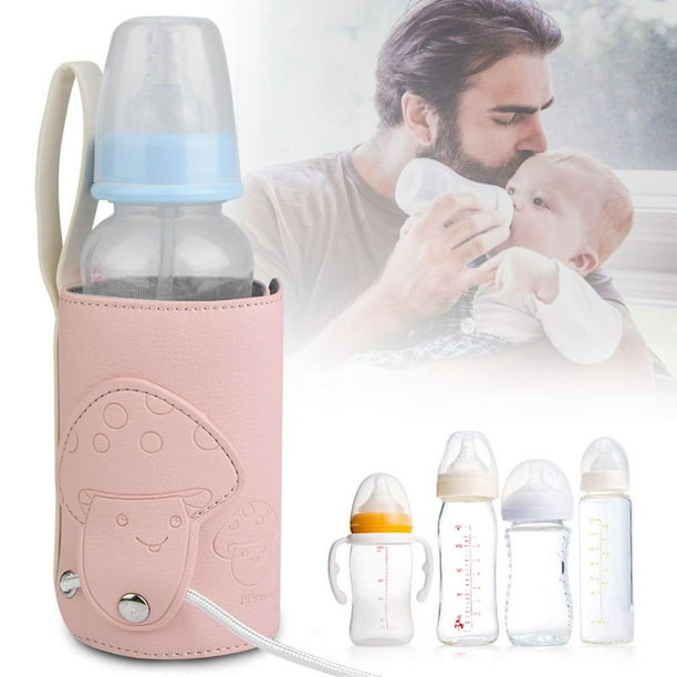FAGINEY USB Baby Bottle Warmer Portable Milk Travel Storage Insulation
