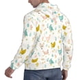 thumbnail image 6 of Wukai Chicken Print Men Hoodies Fleece Sweatshirts Long Sleeve Sweaters Pullover Fall Outfits Winter Clothes-Medium, 6 of 7