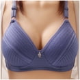 thumbnail image 5 of Plus Size Full Coverage Underwire Bra Comfort Wireless Lace Longline Bralette Wireless Bra for Women with Support Light Wireless T-Shirt Bra, 5 of 5