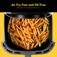 thumbnail image 4 of MIRASTON 8.5QT Family Size Capacity Air Fryer, 8-in-1 Functions, Digital Window, Stainless Steel, 4 of 9