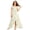 AB102 White, variant on Girls Floral Summer Dresses Short Sleeve Square Neck Party Dress Kids Elegant Wedding Guest Dress Size 5-6 Years Yellow