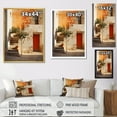 thumbnail image 4 of Designart "Minimalist Scenery Of Italy" Italy Floater Framed Canvas Art Print, 4 of 5