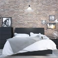 thumbnail image 4 of Pemberly Row 76" Modern Wood Full Size Platform Bed in Black, 4 of 7
