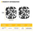 thumbnail image 5 of Yuyamidu Cow Print Car Windshield Sun Shade for Sedan Truck SUV 2 Pack Cute Car Windshield Cover Decorative Accessories Fashion Car Window Shades, 5 of 5