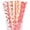 Fruits, variant on Blue and Silver Paper Straws, Pack 100 for Party Supplies,Birthday,Wedding,Bridal/Baby Shower,Juice, shakes,Smoothies