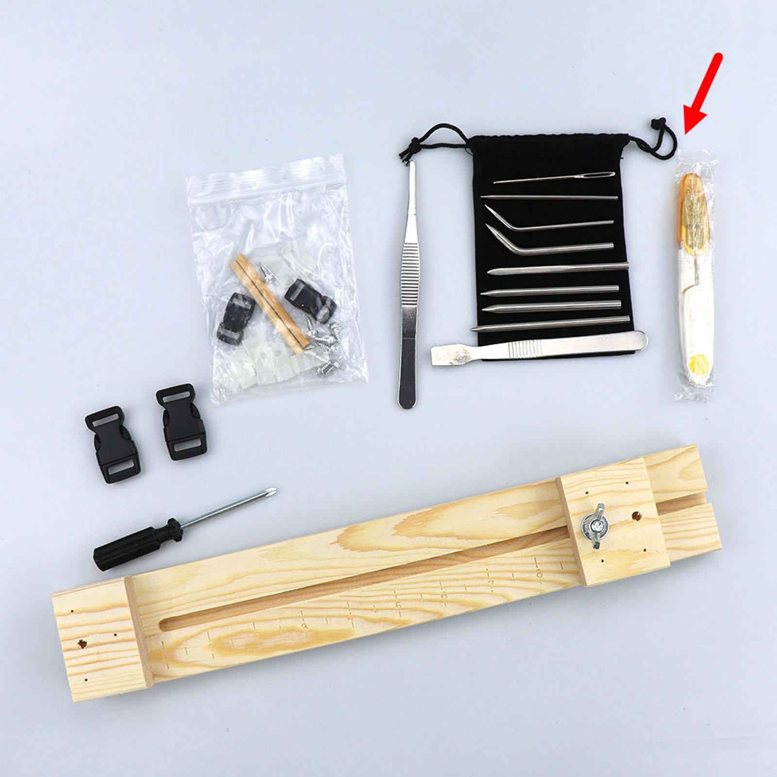 Axioma Paracord Lacing , Jig Bracelet Maker Smoothing Tool DIY for Strings Weaving Gift