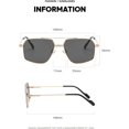 thumbnail image 4 of Small Frame Fashion Sunglasses for Men and Women Street Shooting (Color : A, Size : Medium), 4 of 4
