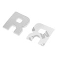thumbnail image 2 of 3D DIY Metálico en apariencia de Número de la de la de la Emblema de Coche Insignia de Aleación de Zinc Decoración Hogar Macarena  Emblema del alfabeto, 2 of 8