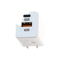 thumbnail image 3 of Blu Element Chargeur Mural Double USB-C 20W PD et USB A Blanc, 3 of 5