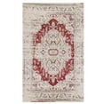 thumbnail image 2 of Superior Marquis Modern Farmhouse Indoor Area Rug, 8' x 10', Red, 2 of 8