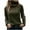 Army Green, variant on CQONEPT Turtleneck Sweaters for Women Causal Long Sleeve Knit Pullover Sweater Fall Winter Womens Solid Cable Tops Outfits Warm Comfy Slouchy Ribbed Blouse Blue S-XL