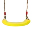 thumbnail image 1 of Swing Seat Replacement, with Adjustable Ropes for Kids Baby - Playground Swing Set - Indoor Activity -Yellow, 1 of 5