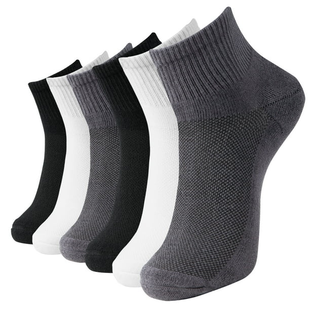 +MD Premium Unisex Bamboo Ankle Socks 6 Pair - Walmart.com