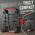 thumbnail image 6 of Mikolo Smith Machine Home Gym, 2200 lbs Power Rack Cage with Cable Crossover, Smith Cage with Ultimate Home Package, 6 of 9