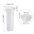 thumbnail image 2 of Uxcell Water Filter Housing 10" Whole House Filtration System 1/4 Inch Inlet/Outlet Port for Kitchen, 2 of 5