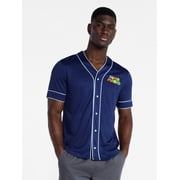 Super Mario Men's and Big Men's Baseball Jersey, Sizes XS-3XL