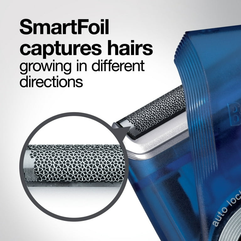 Braun Mobile Battery-Powered Electric Shaver for Men with Wide