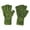 Green, variant on Krdevn Kids Thermal Fingerless Gloves Extra Long Wrist Knitted Mittens for Boys Girls Winter Warm Half Finger Handwear,One Size
