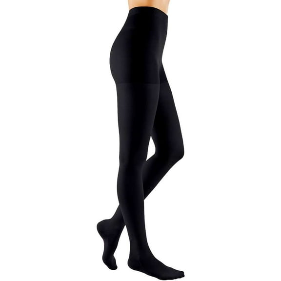 MEDI Comfort Pantyhose, Petite, Closed Toe, (Size: IV) 20-30mmHg Ebony 47054