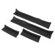 thumbnail image 5 of Kit de Los Sill Guards, Guardias de Entrada de 4 Puertas Long Lifespan Presión Resiota Al Ajuste Negro de Goma Negra para JL JT 2018-2024, 5 of 7
